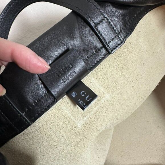 NWOT Gucci X Coco Capitan Common Sense White Logo Drawstring Backpack - Picture 5 of 11